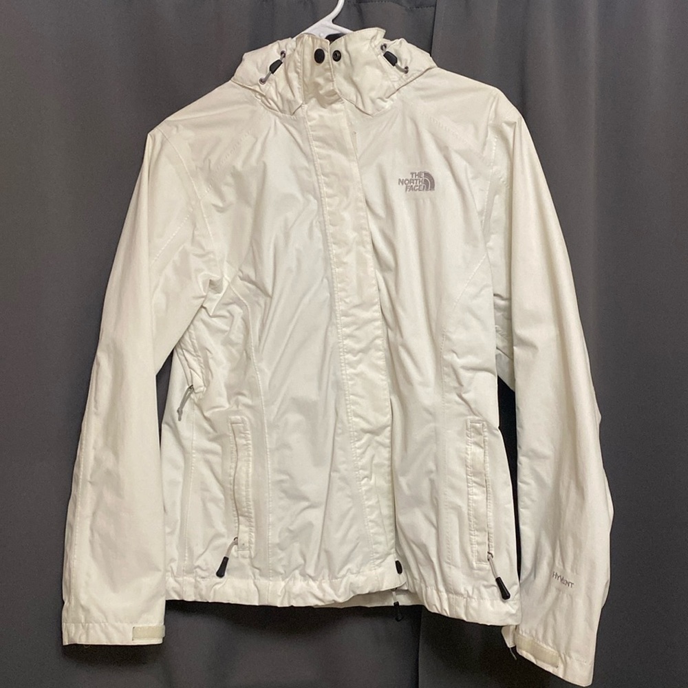 White North Face HyVent Jacket